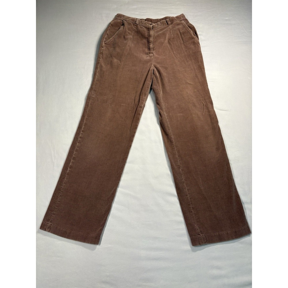 1970s Corduroy Pants Women's Size 15/16 100% Cotton Brown Vintage Kmart